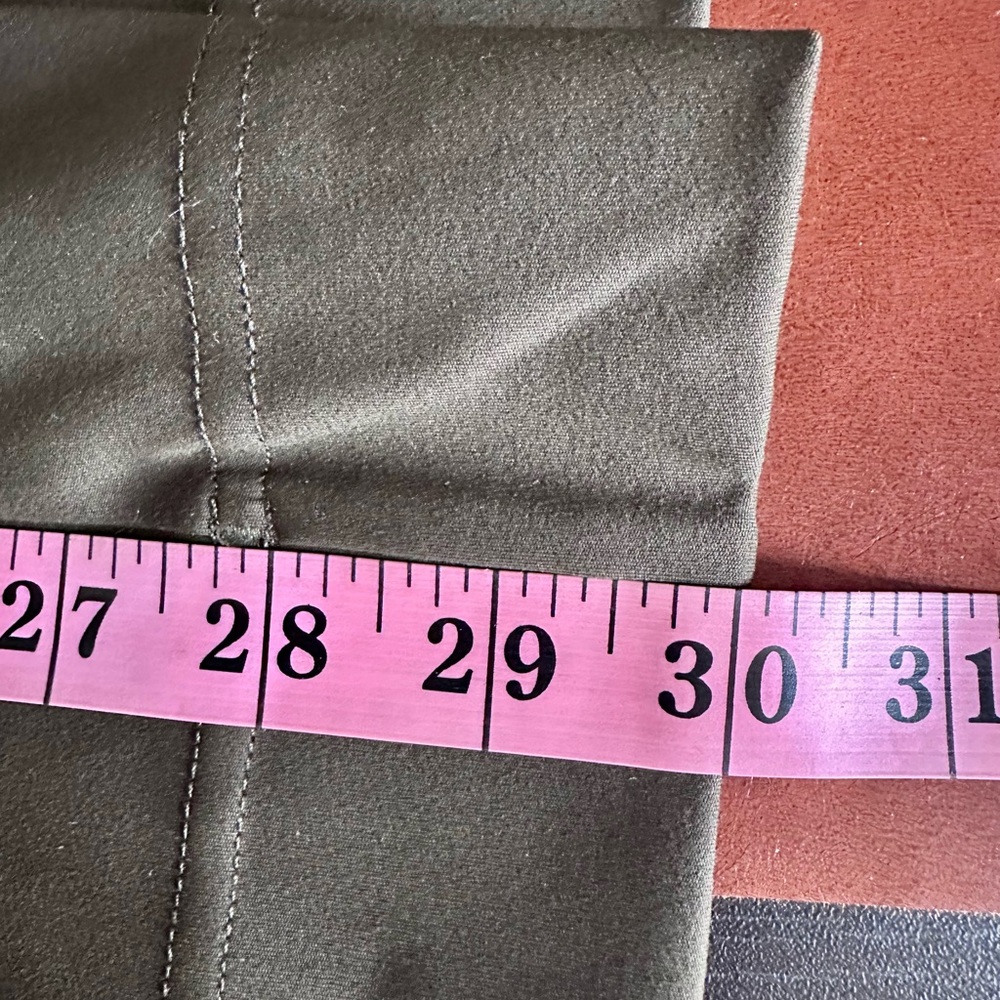 NWT HALARA Dark Green Straight Leg Pants - Picture 7 of 7